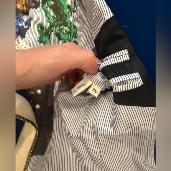 Balenciaga by Nicholas Ghesquiere Fall 2007 Runway Blue Blazer - Picture 6 of 7